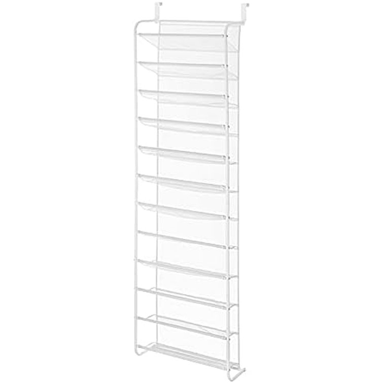 Whitmor, White 36Pair Over The Door Shoe Organizer Wayfair Canada